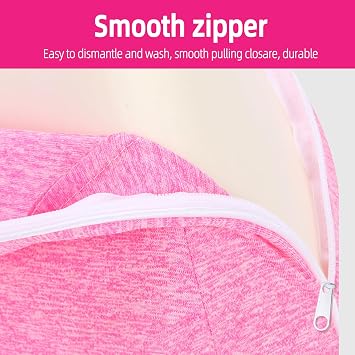 2 pcs Replacement Pillow Case for Contour Legacy Leg (Pink)
