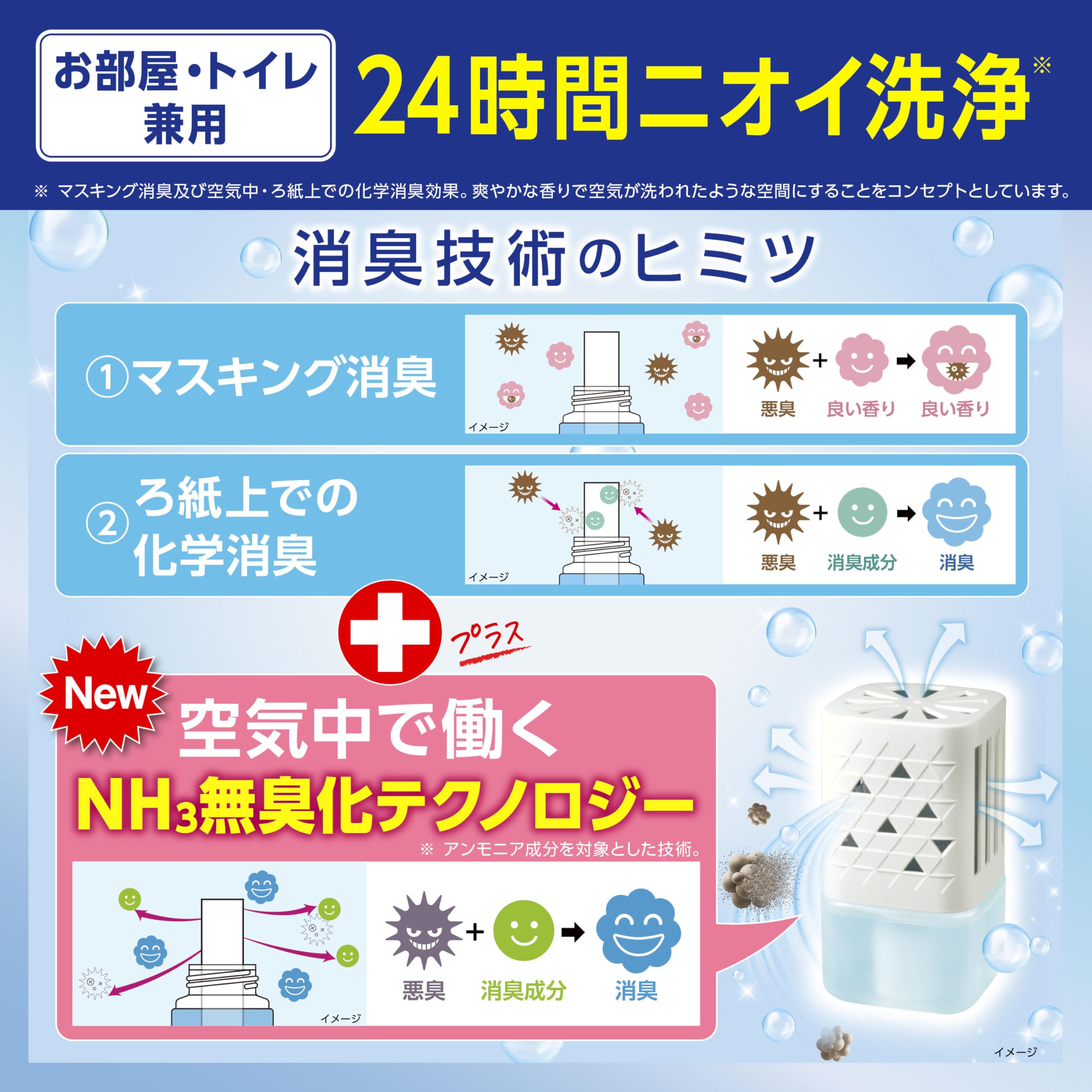 Amazon | 消臭元 Airbreeze（エアブリーズ） ヴァーベナシャワー 部屋  