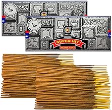 Satya Super Hit Incense Sticks - 2 Pack of 100g (160-180 Sticks) - Aromatherapy - Meditation - Yoga - Packaging Eco-Friendly