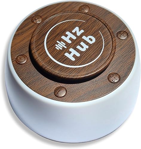 Solfeggio Hertz - Máquina de sonido portátil con frecuencia de curación de sonido vibracional y ruido blanco. Meditación, sueño, yoga, estudio,