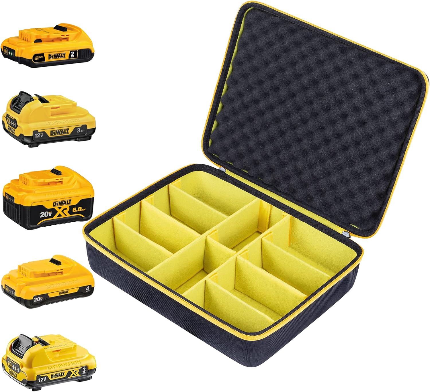 Hard Case for Dewalt 20v/60v Max XR Battery and Charger + DEWALT 20V MAX XR Jig Saw