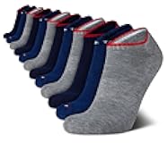 Mens Low Cut Socks - 12 Pack Athletic Performance Moisture Wicking No Show Running Socks for Men (Sizes: 7-12)