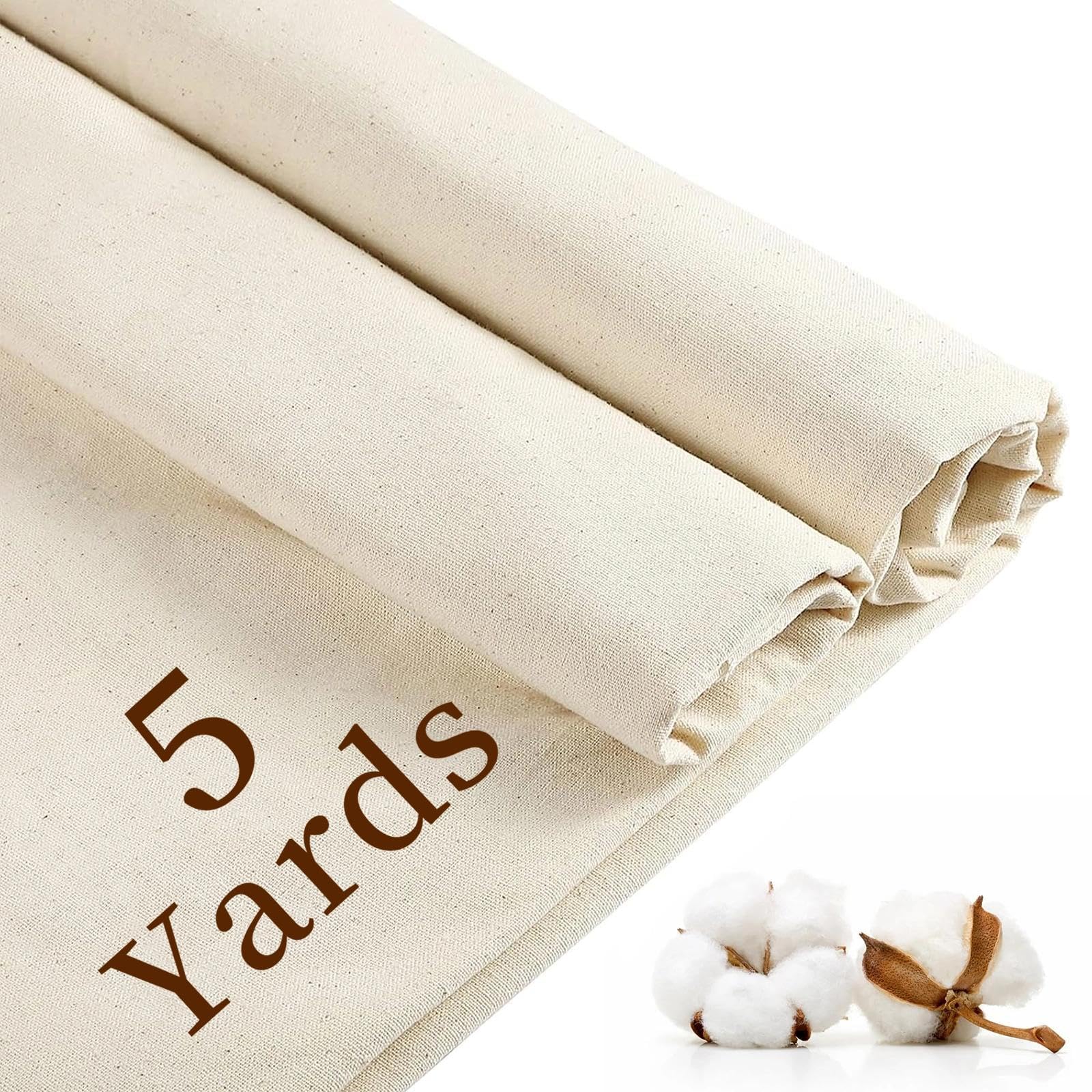 Zoblise 100% Muslin Cotton Fabric