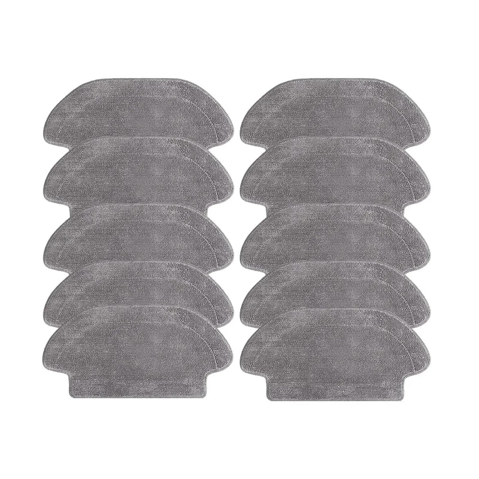 VIXWDRUTY Wet Mop Cloth Accessories，Compatible For Mijia，Mop 2S/Pro/P/3C/S10EUS/LDS STYTJ02YM，Compatible For VIOMI，V2Pro/V3/SE/S12 Vacuum Cleaner Part(10pcs)