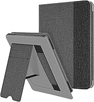 Vista 30 de Fintie Funda con soporte para Kindle de 6 pulgadas (11ª generación-versión 2024/2022), funda de piel sintética con ranura para tarjeta de Mármol