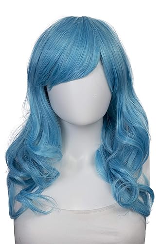 Vista 82 de Epic Cosplay Hestia Dark Plum Cosplay peluca rizada de 22 pulgadas