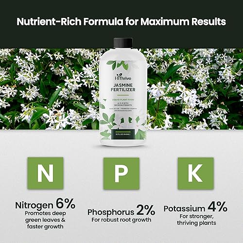 Miniatura 7 de Fertilizante de jazmín de 32 onzas para plantas de jazmín vivo, hace 192 galones de alimento para plantas de interior para plantas de interior,