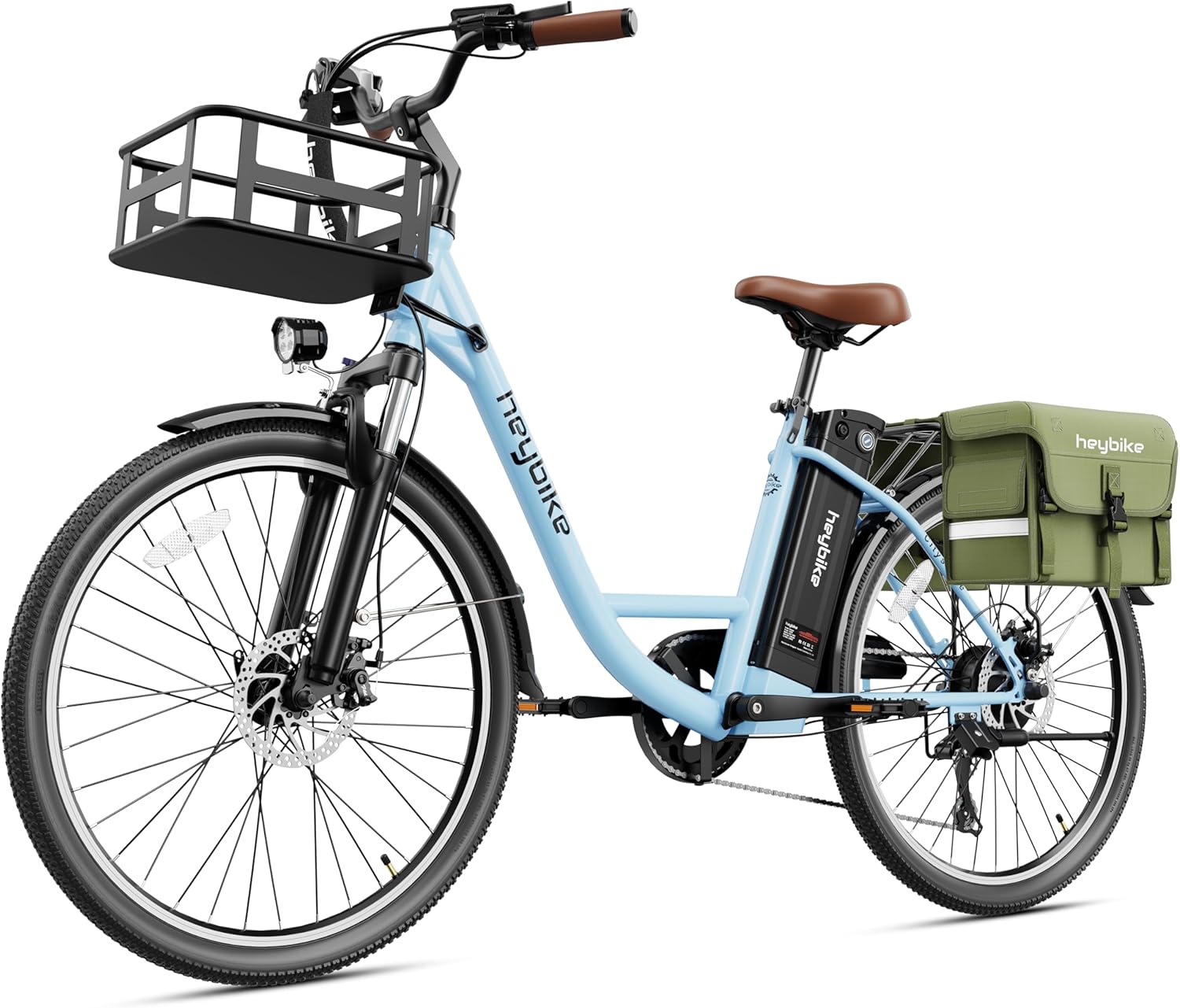 Heybike Cityscape Electric Bike 350W(Peak 500W) Electric City Cruiser Bicycle Up to 40 Miles 23MPH Removable Battery, 7-Speed and Dual Shock Absorber, 26″ Electric Commuter Bike for Adults Heybike Cityscape Electric Bike 350W(Peak 500W) Electric City Cruiser Bicycle Up to 40 Miles 23MPH Removable Battery, 7-Speed and Dual Shock Absorber, 26″ Electric Commuter Bike for Adults