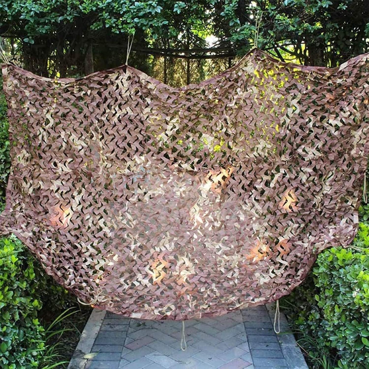 Red de Camuflaje 4x6m,Escena Desértica al Aire Libre,para Caza, decoración, para Dar Sombra
