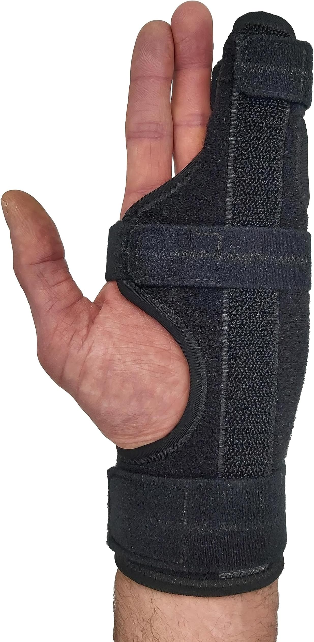 Metacarpal Finger Splint Hand Brace | Pinky Finger Splint For Boxer Fractures, Broken Ring Finger | Little Finger Cast, Trigger Finger Immobilizer Straightener Ulnar Gutter Splints Support | LEFT L/XL
