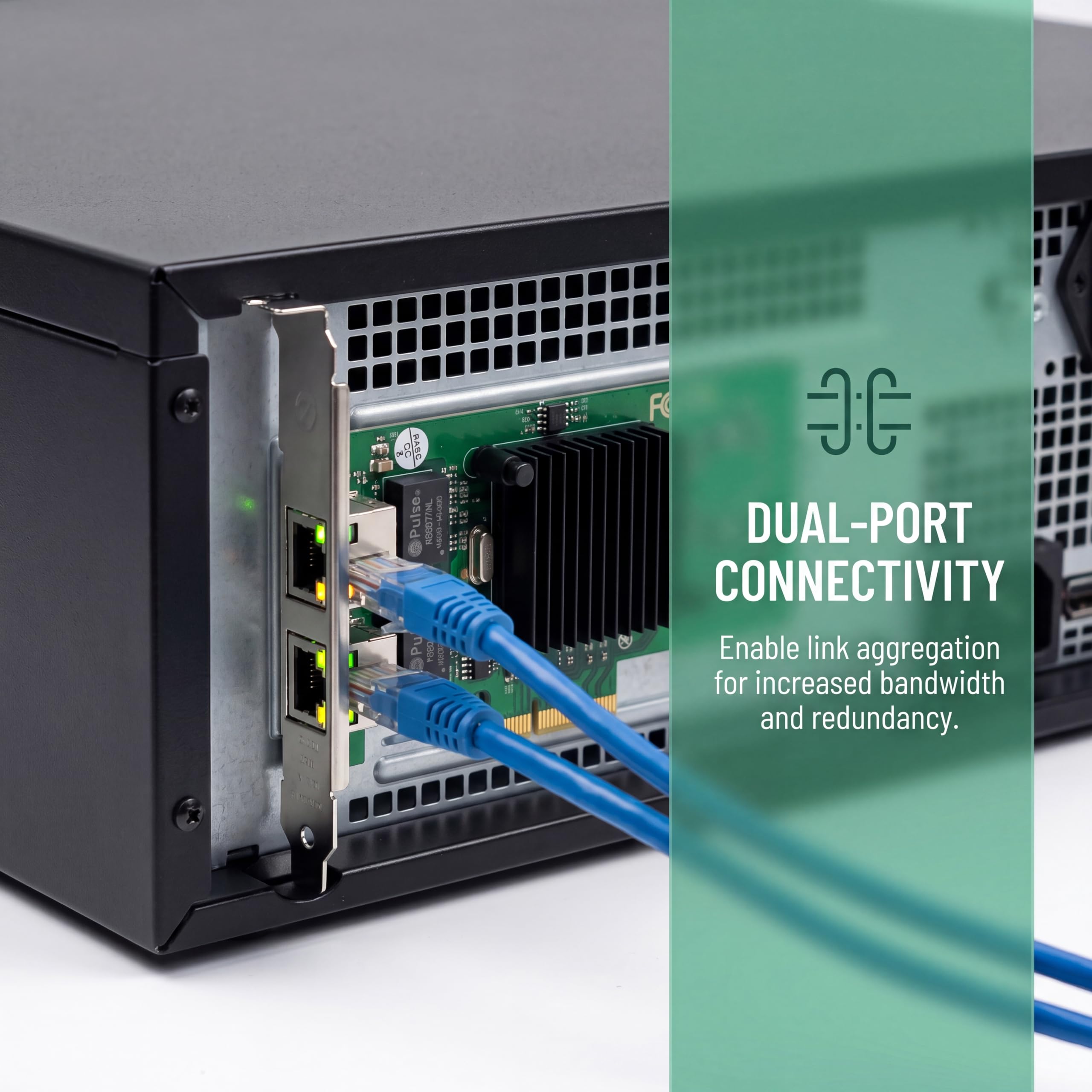 Carte réseau Gigabit PCIe X4 double port 1000 m PCI Express Ethernet avec Intel 82576 deux ports LAN NIC carte pour prise en charge PXE SR-IOV pour Windows/Windows Server/Linux/Freebsd/DOS avec profil
