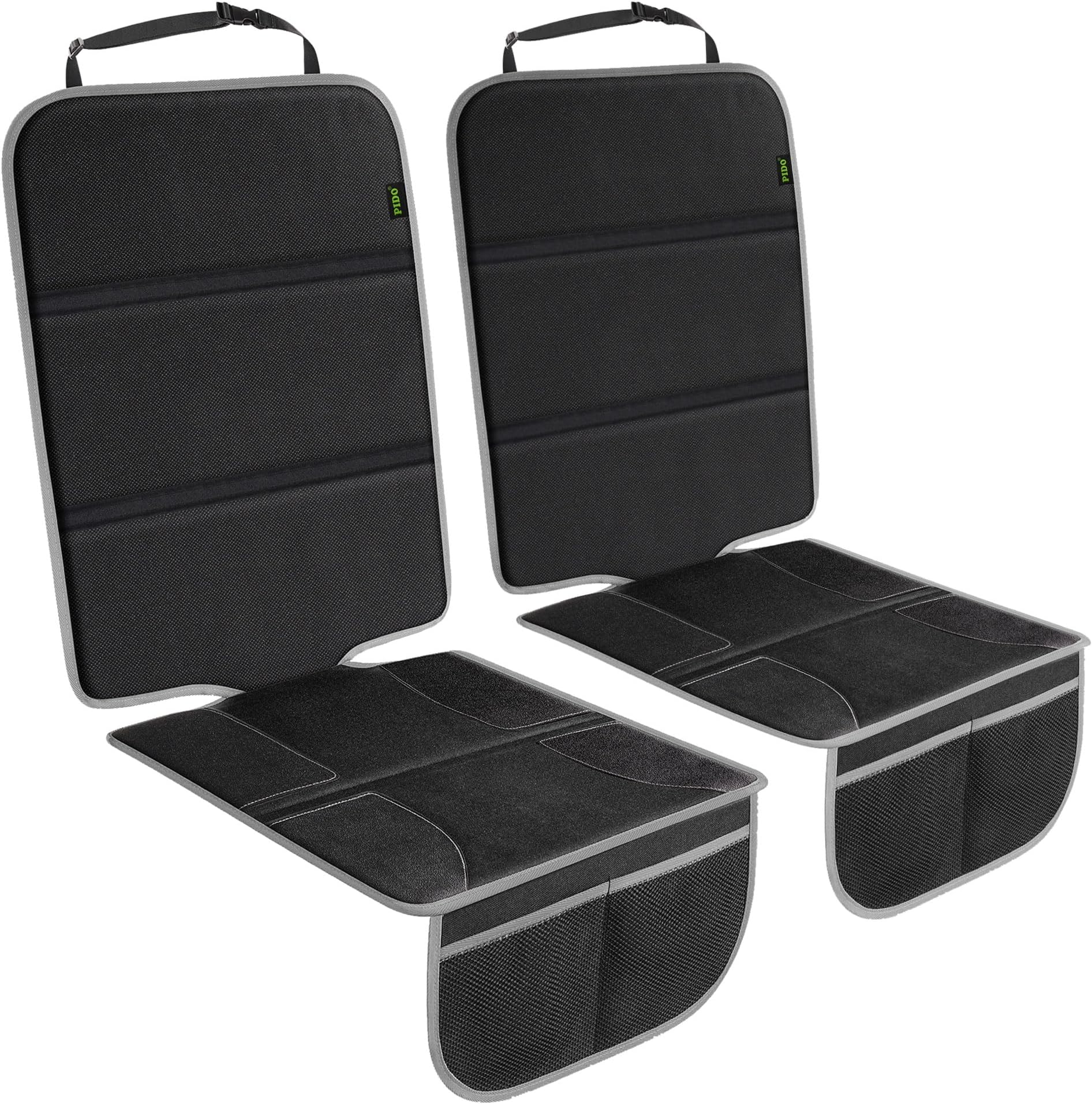 Car Seat Protectors(grey stitching)