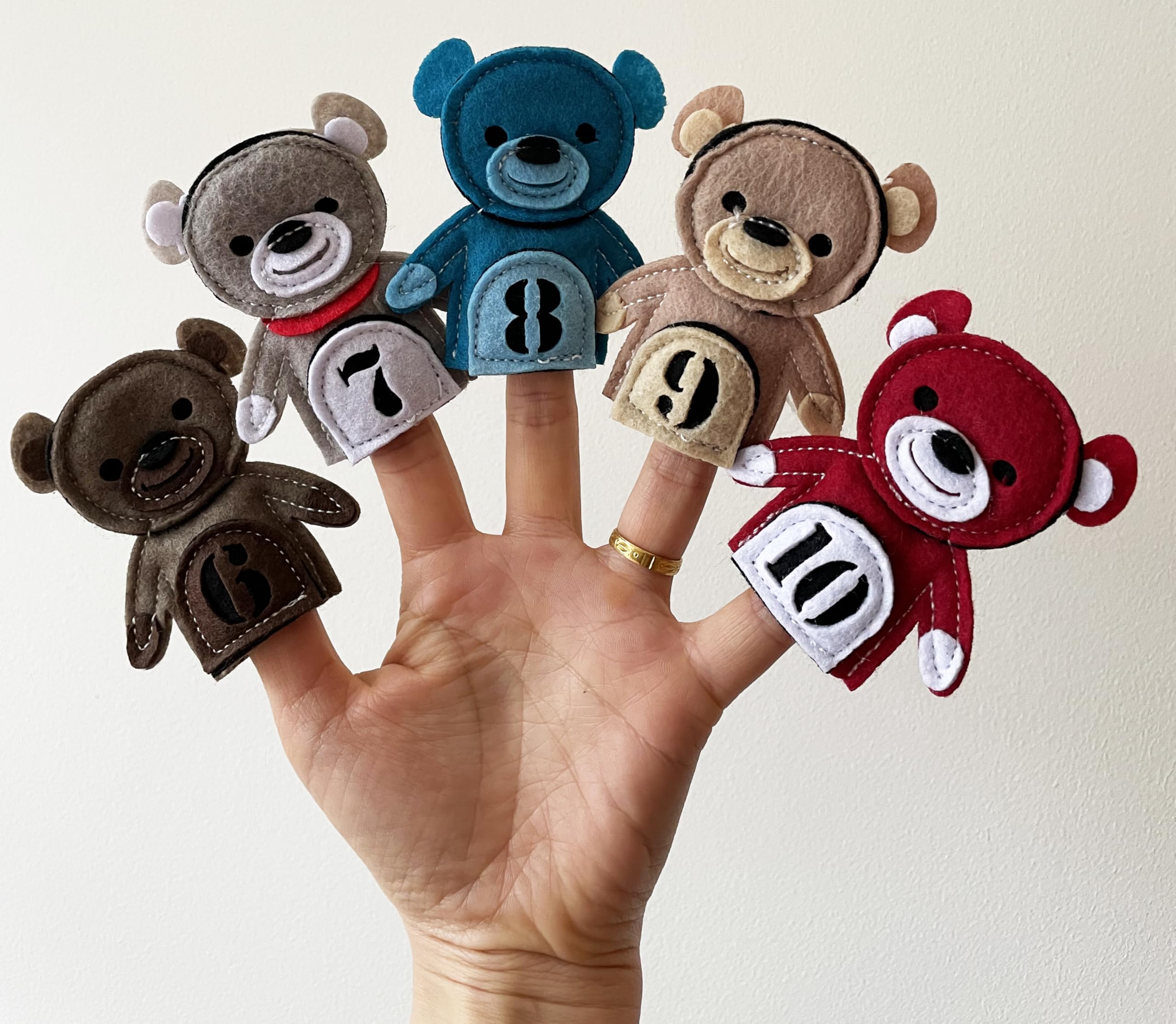10 in the Bed Finger Puppet Set - Image 3