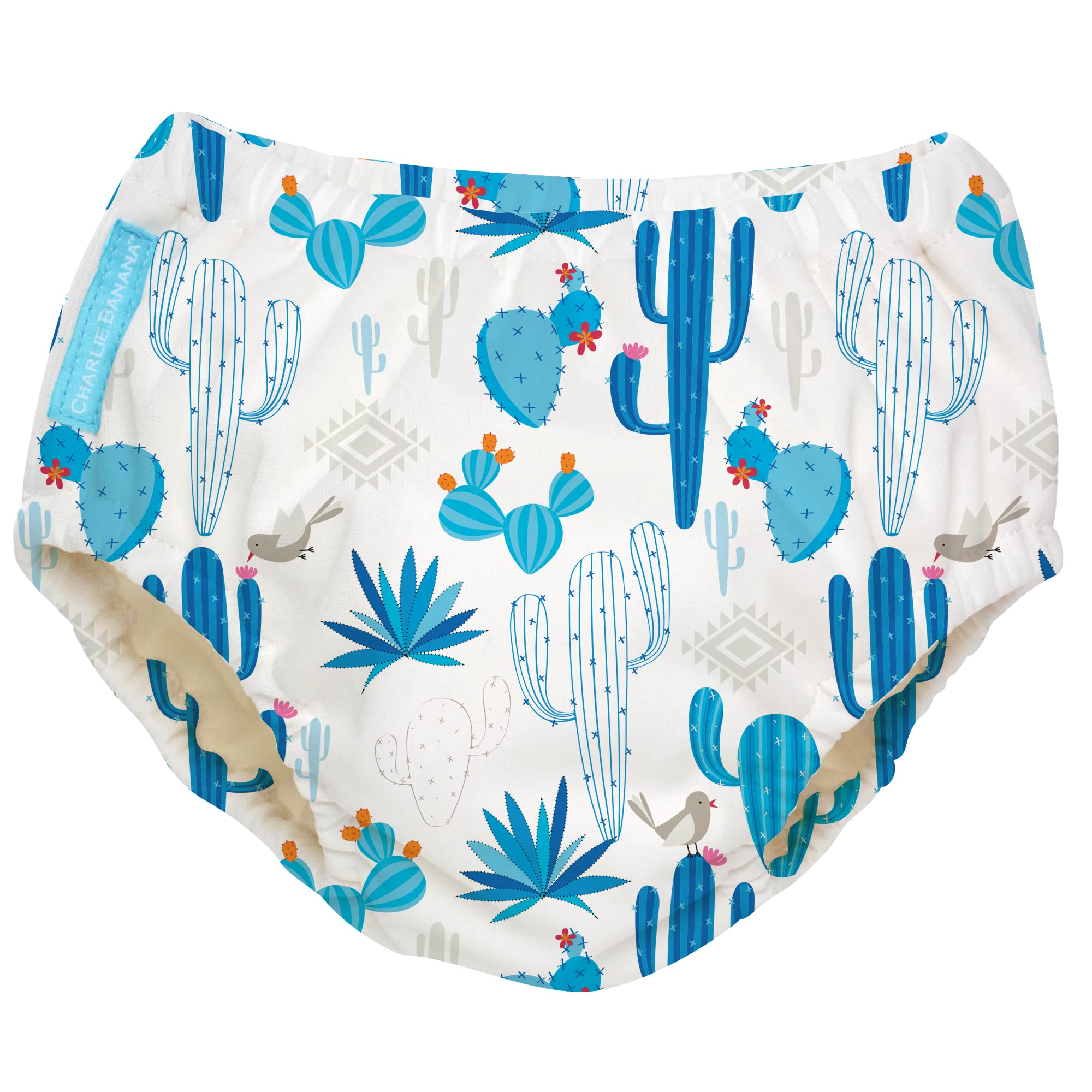 2-in-1 Swim Diaper & Training Pants Cactus Azul Medium
