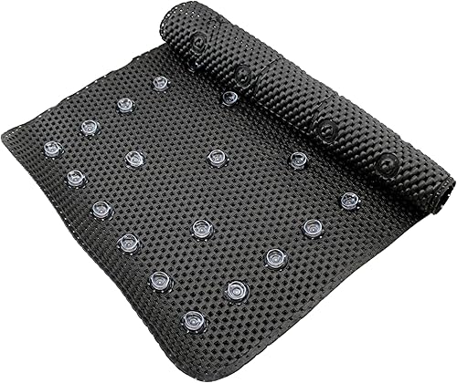 Miniatura 10 de Tapete de baño suave con textura acolchada de gofre, calidad de spa, baño, ducha, bañera y baño, antideslizante, 27.5 x 16 pulgadas, beige