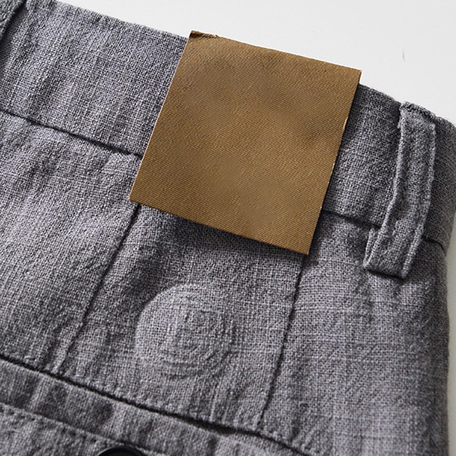 Pantalones De Verano Mujer Deporte, Pantalones Vaqueros Mujer Verano, Casuales Lino Transpirables Corte Relajado Pierna Recta Cintura EláStica CóModos Pantalón Deportivo Pantalon Pirata Pantalon