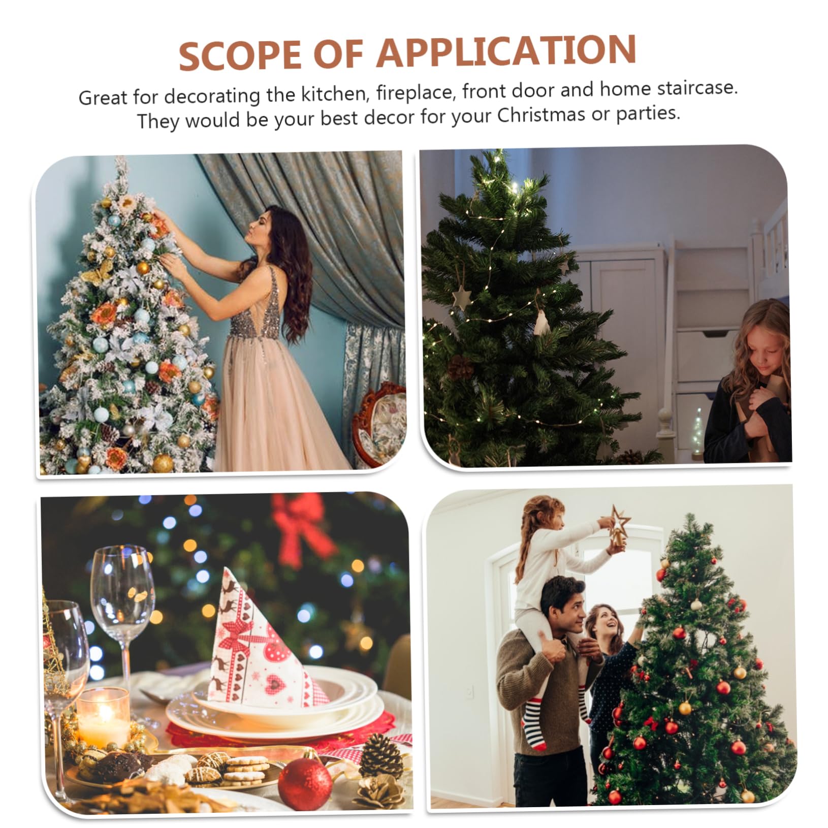 STOBOK 200pezzi per Decorative per e Decorazioni per Domestici per Festive e Decorazioni Creative
