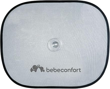 BEBE CONFORT Twistn Fix Sun Shades for Baby Car Windows, Sun Visors for Car, Baby, Baby Car, Sun Protection, Side Window, from Birth, Black