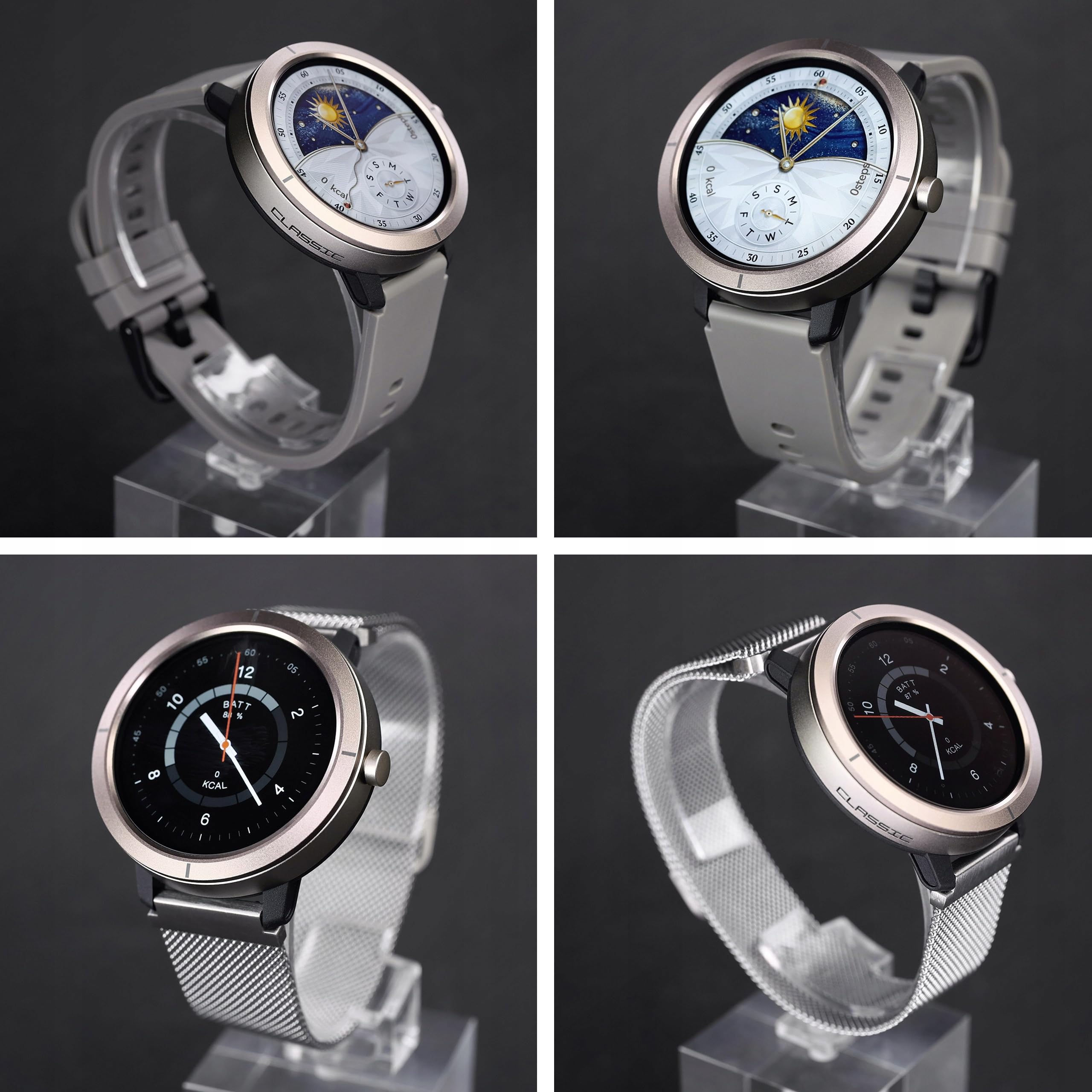 SMARTWATCH DAMSKI ZEGAREK WODOODPORNY GPS MENU PL AMOLED ROZMOWY PULS SPORT