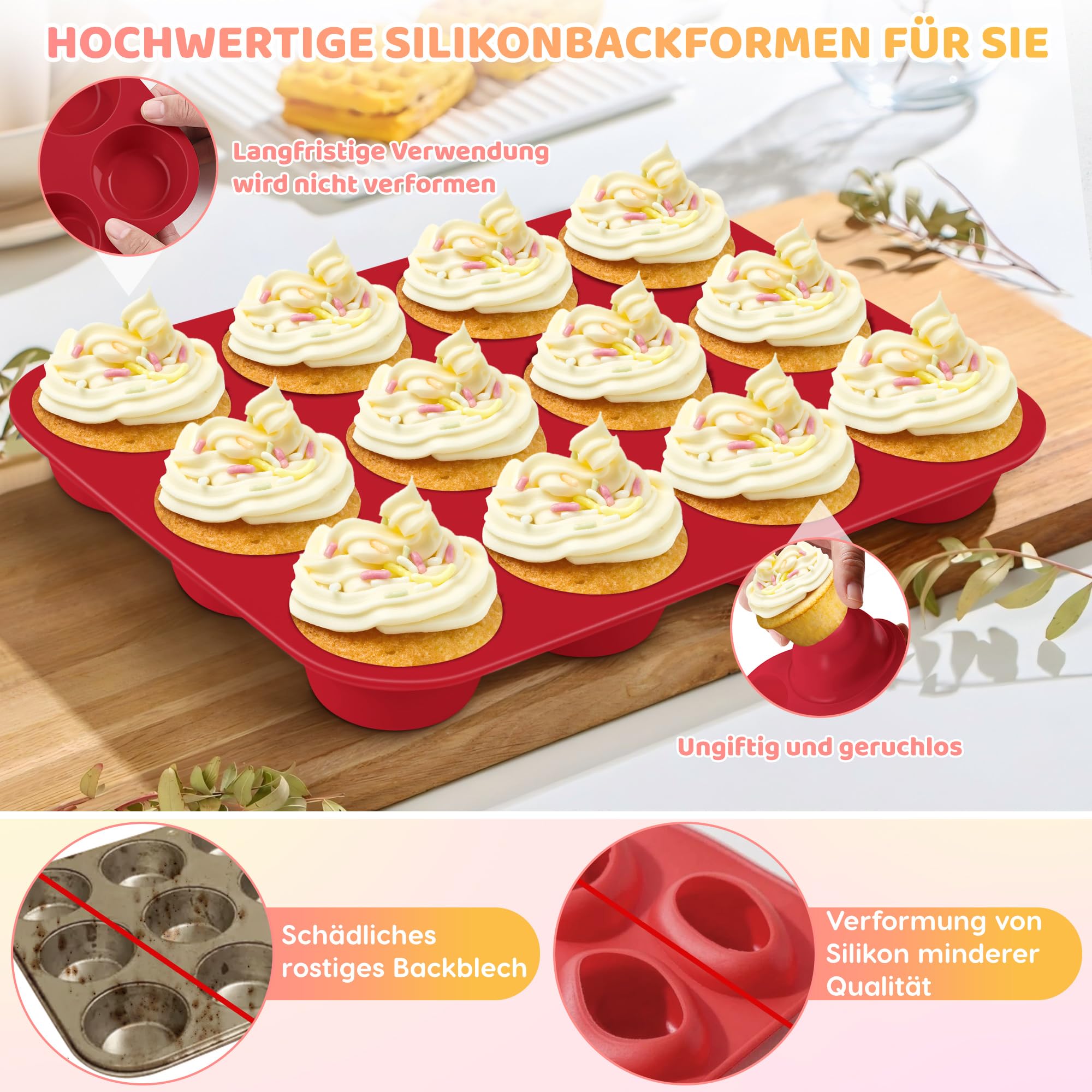 Stampi per Muffin in Silicone e Alluminio - Peroni srl