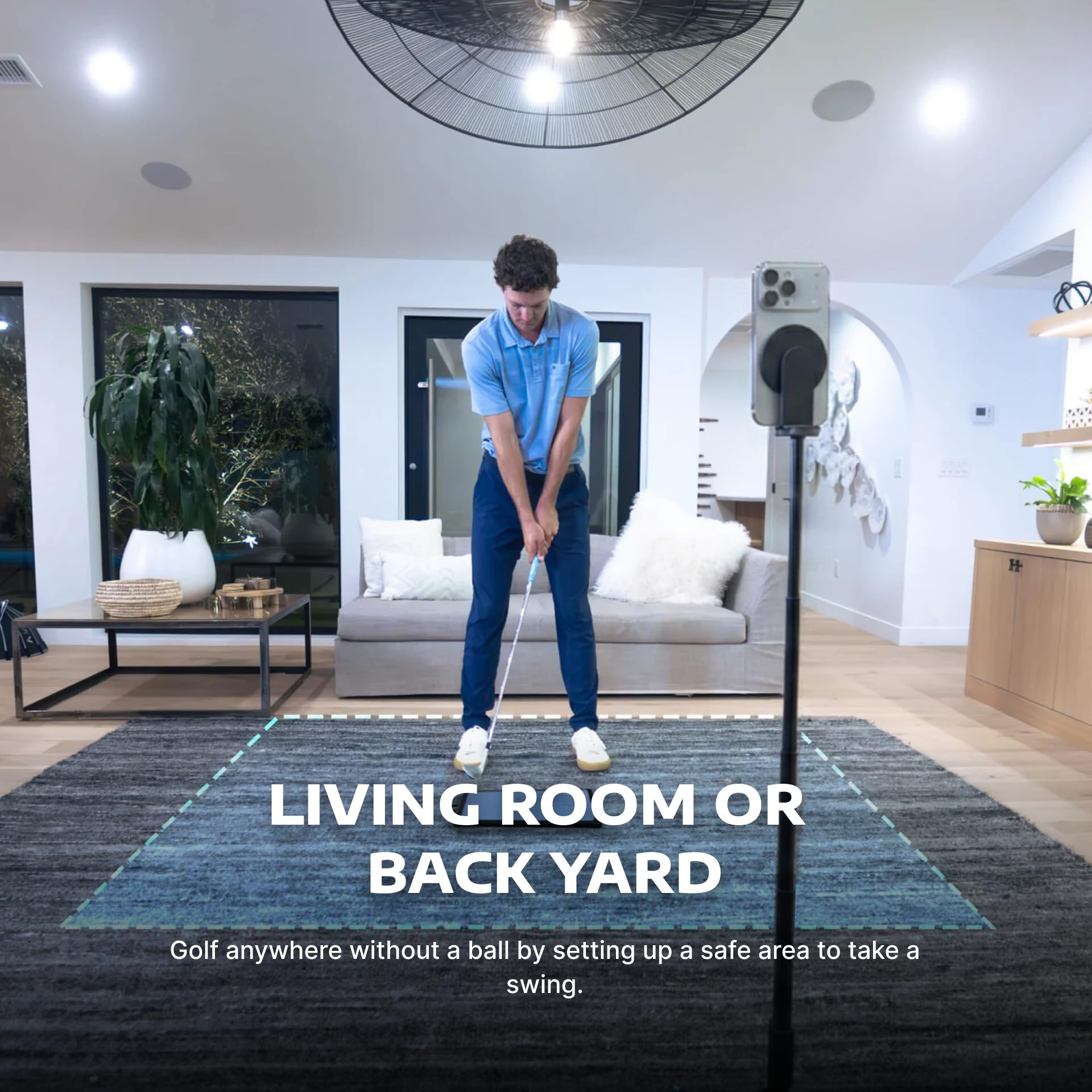 Golf Daddy Golf Simulator - Golf Training Aid to Practice Wherever