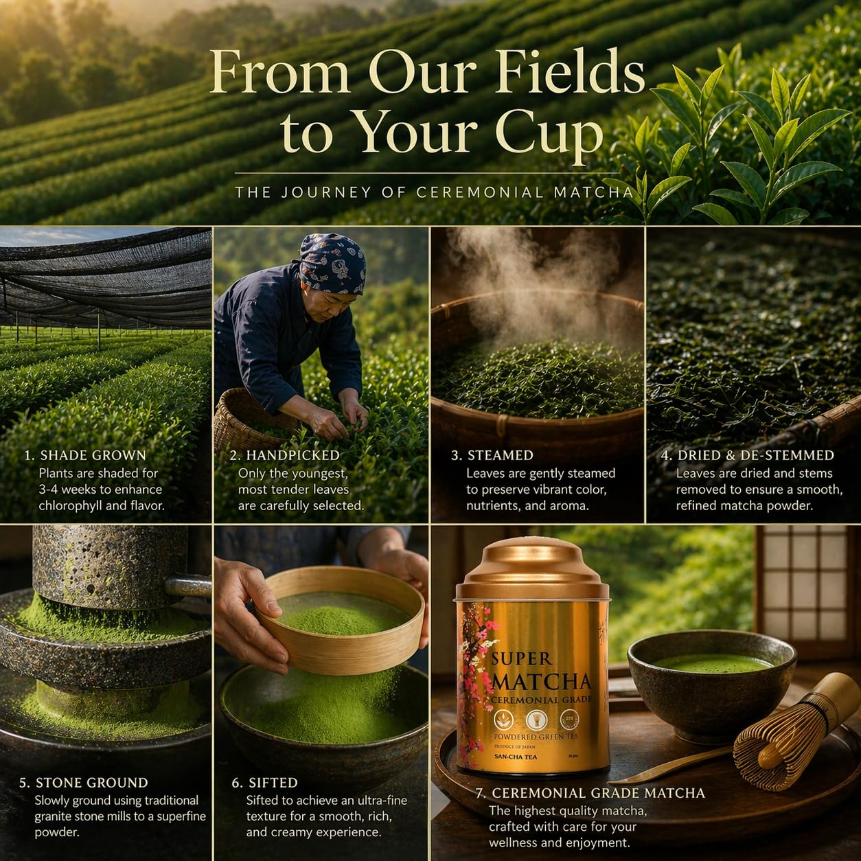 Amazon.in: SANCHA: Matcha Tea