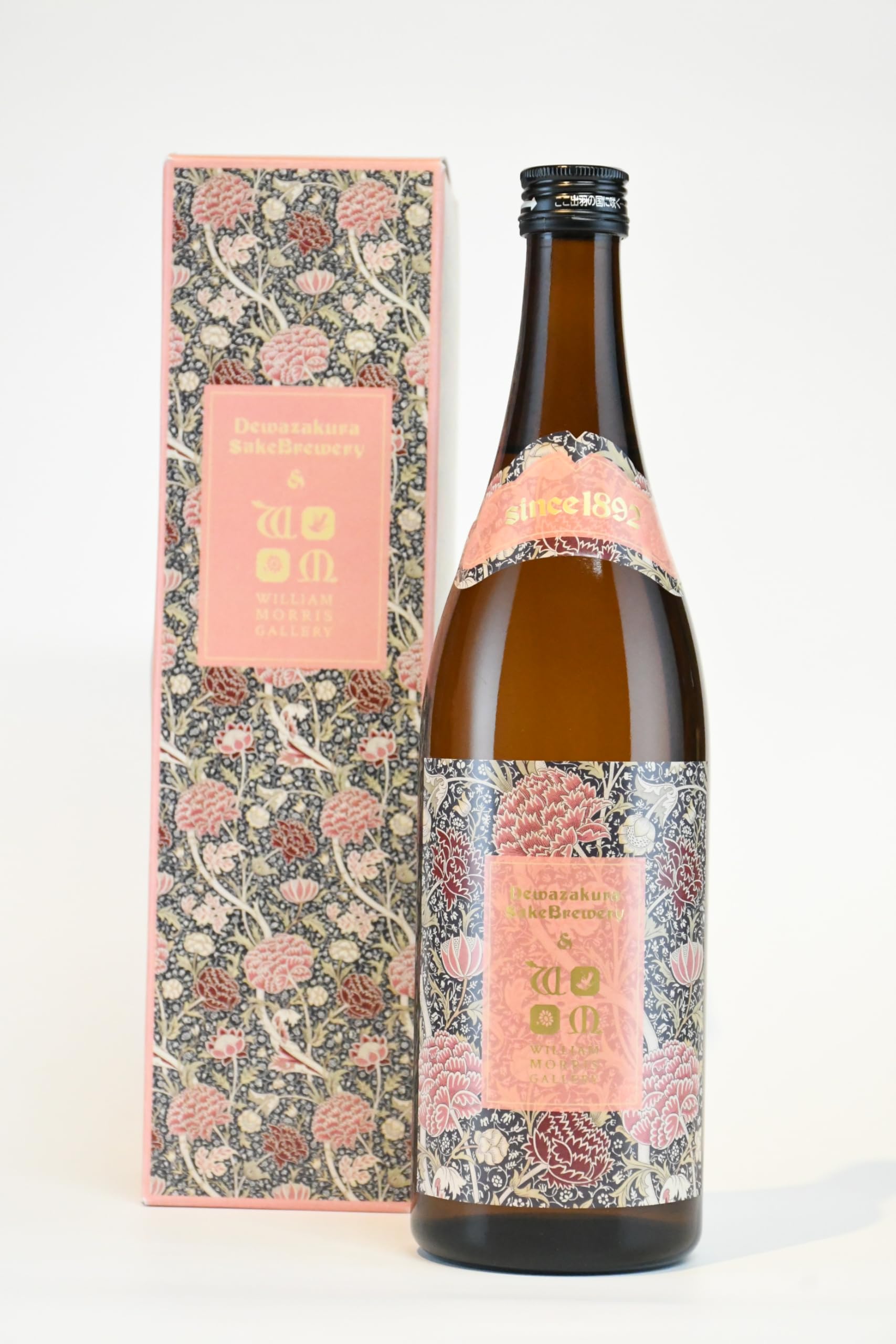 Amazon.co.jp: 日本酒 出羽桜 ウィリアムモリス ピンクボトル 吟醸