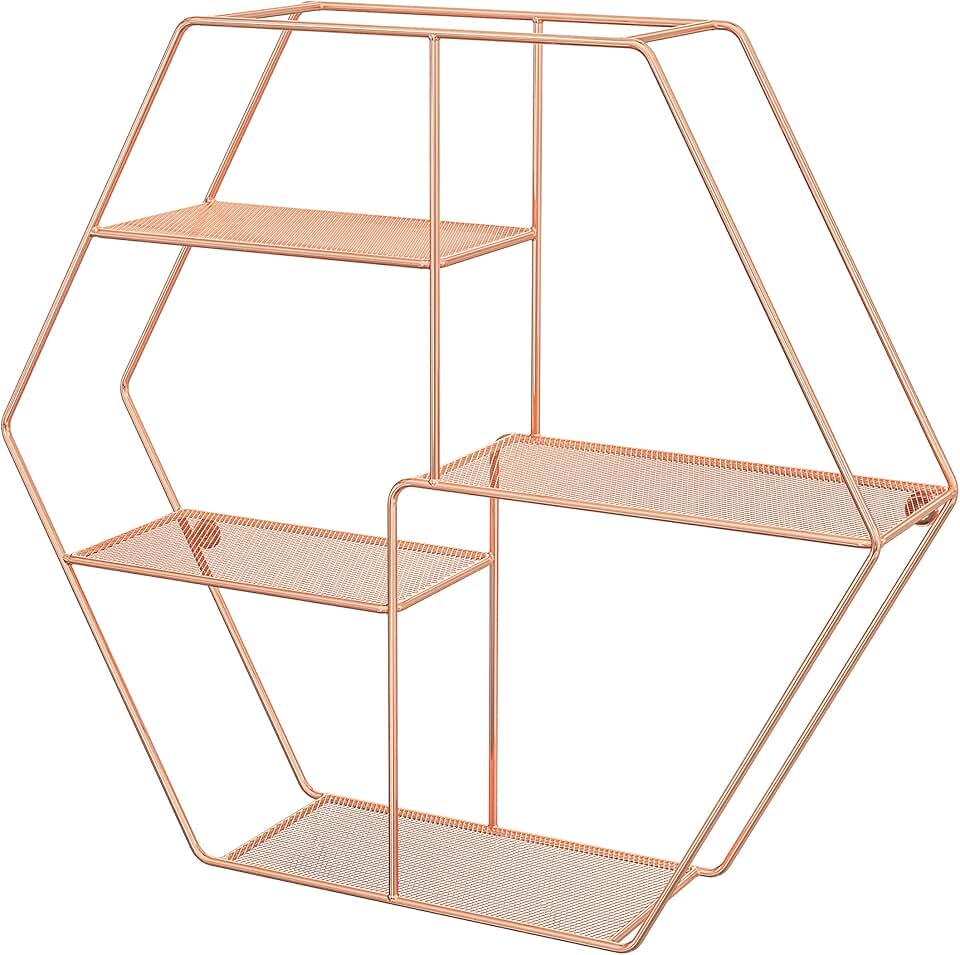 Amazon.co.uk rose gold shelves for wall