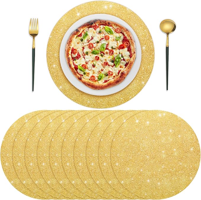 Roshtia 100 Pcs Paper Placemat Disposable Placement Mats