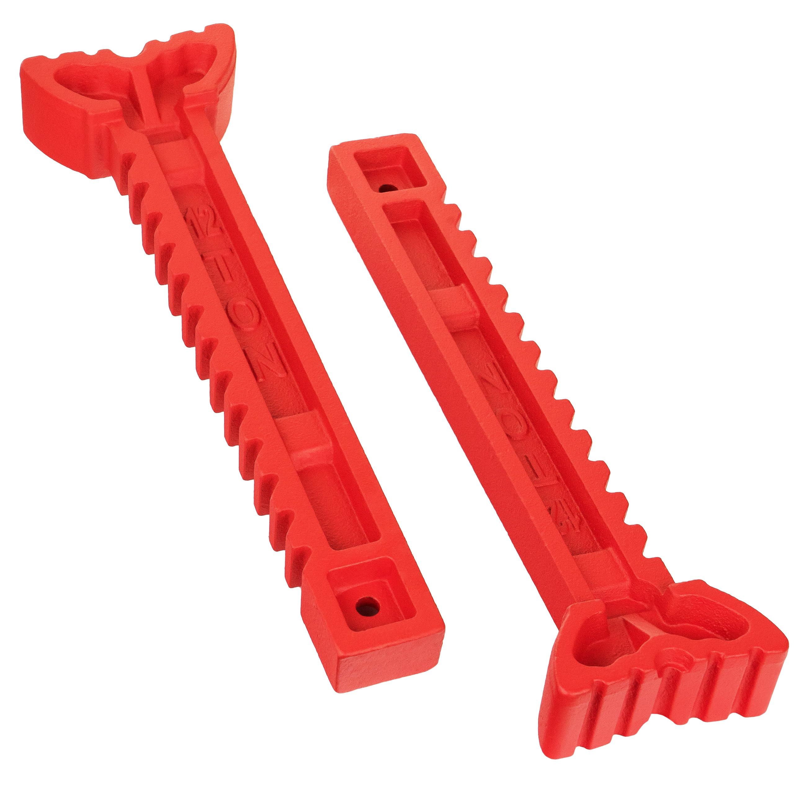 STIX Lot de 2 tréteaux 12T avec goupille de sécurité | Béquille de levage 480-750 mm, hauteur réglable à 13 niveaux, support de cric pour camionnette, camion, atelier
