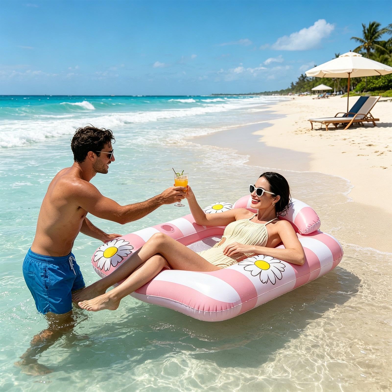 Hamaca flotante inflable hamaca duradera flotante