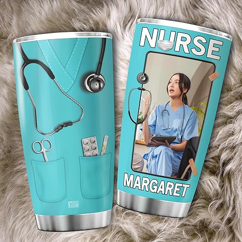 Miniatura 5 de Vaso de café con foto personalizada, regalo de cumpleaños para mujeres, hombres, adolescentes, taza de viaje con tapa, taza aislada, vasos de acero