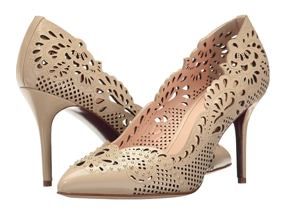 

Oscar de la Renta Mazie 85mm (Beige Matte Patent Leather) Women's Shoes