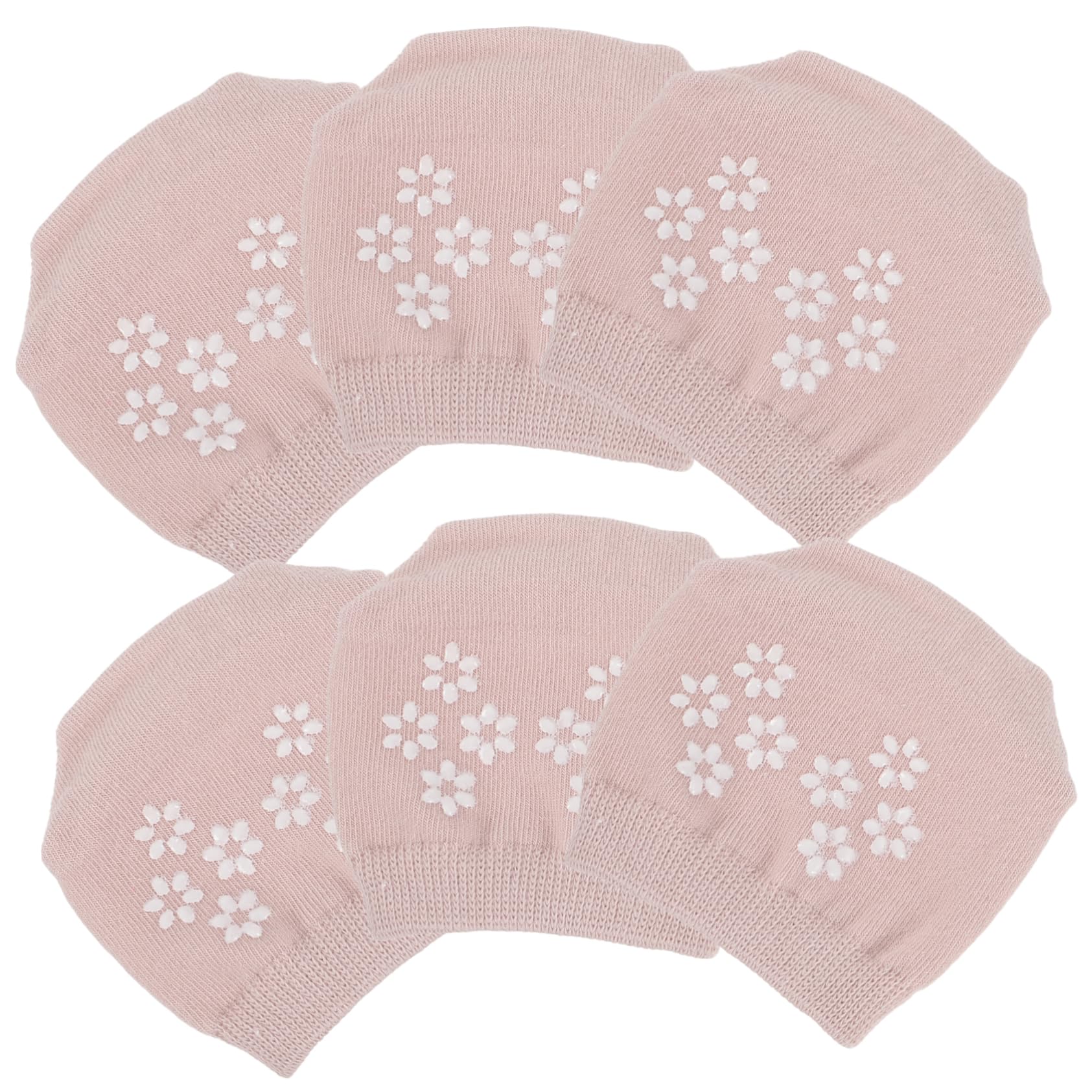 VALICLUD 6 Pairs Breathable Half Socks for Women Nonskid Design Lightweight for High Heels Summer Grip Socks Durable and Stylish