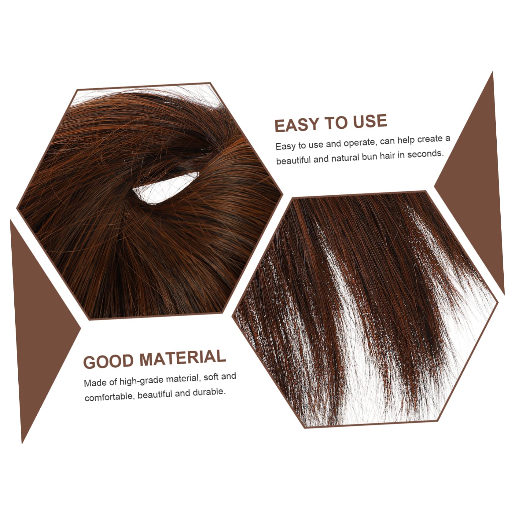 DOITOOL 5pezzi Chignon Hairpiece Per Acconciature Semplici e Accessorio Per Messy Bun Per Matrimoni e Speciali