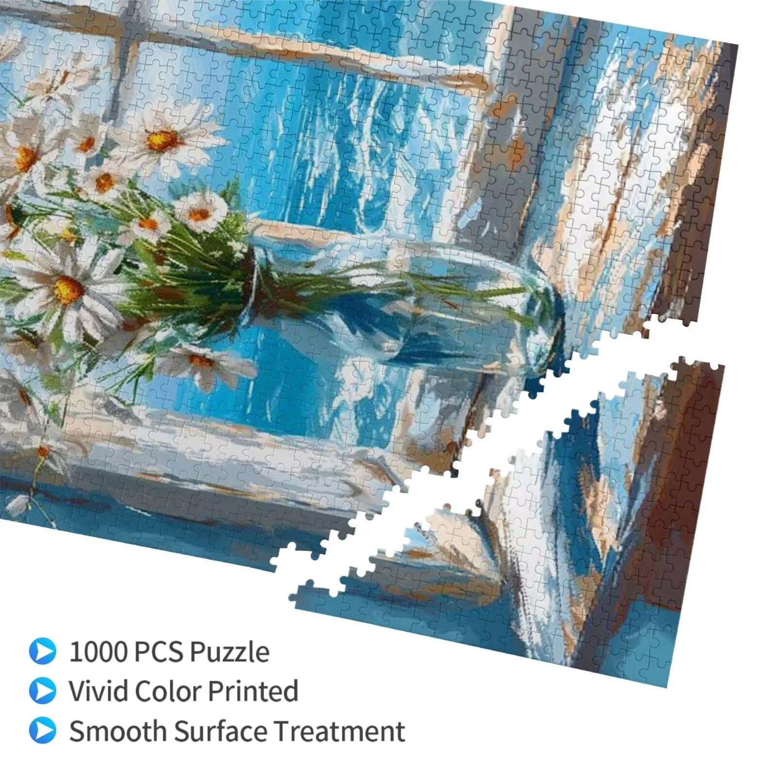 Ocean Puzzle 2000 Sztuk Duże Stokrotki Drewniane Puzzle Dla Dorosłych, Zabawne/Relaksujące/Wyzwanie Gry Dla Dorosłych I Początkujących, Jako Prezent Dla Przyjaciół i Ukochanych 2T-1625