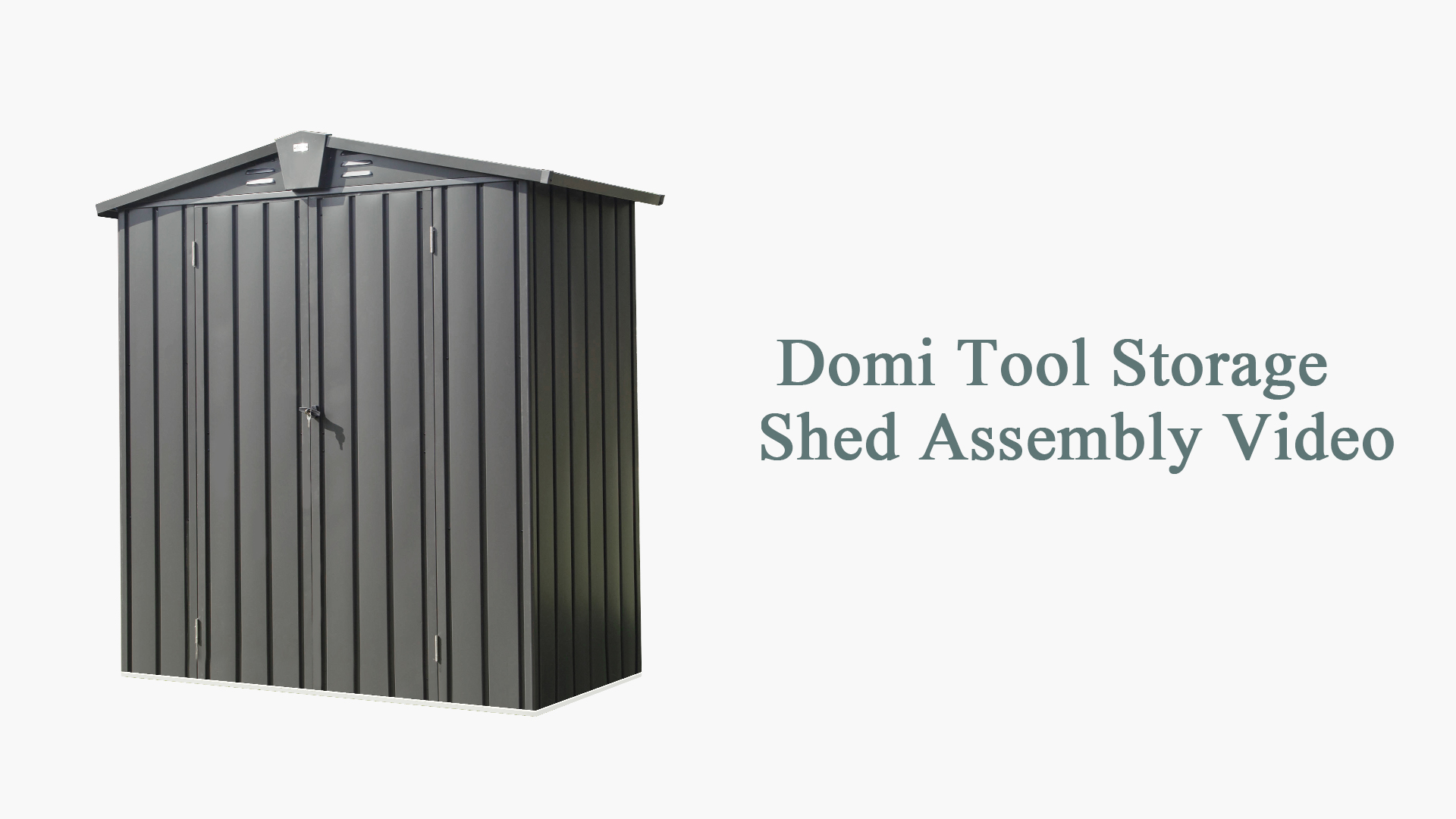 Amazon.com : Domi Outdoor Storage Shed 5.7'x3', Metal Sheds