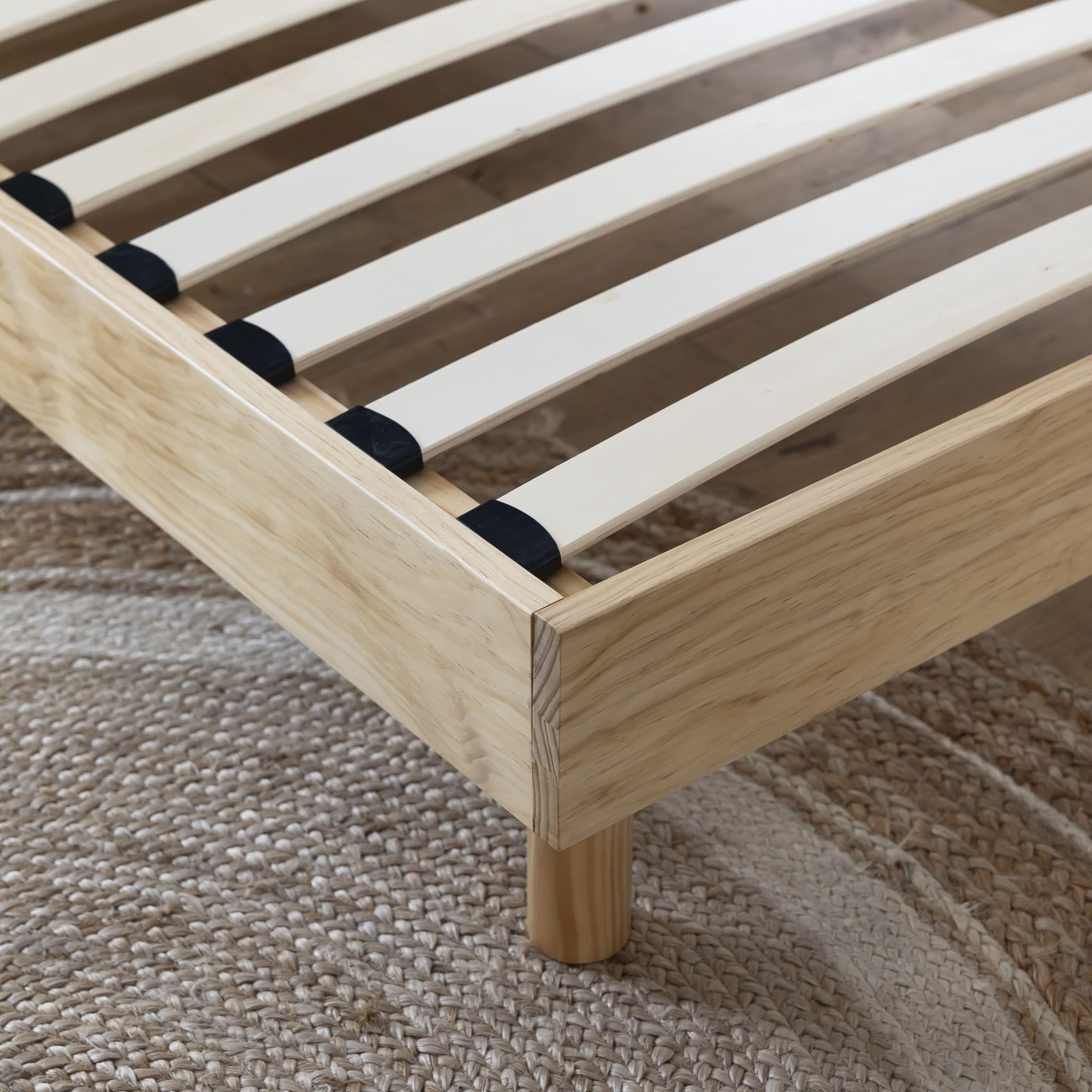Terre de Nuit Sommier kit 80x190 en Bois Massif Naturel