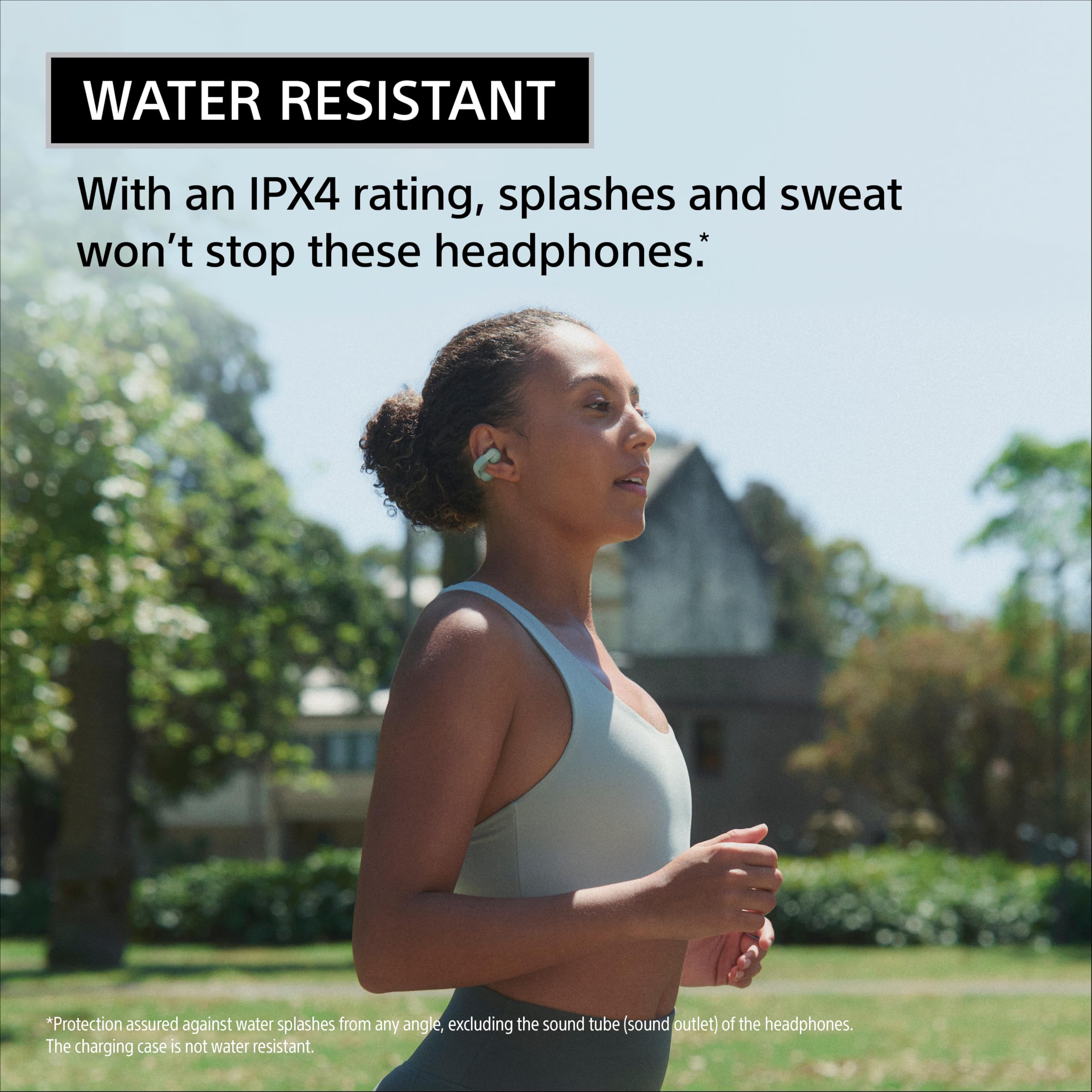 Sony LinkBuds Clip Open-Ear Truly Wireless Earbuds, Comfortable & Secure Fit, Lightweight Clip-On Design, Touch Controls, Ambient Sound Awareness, Water Resistant, Up to 37 Hrs of Playback, Green