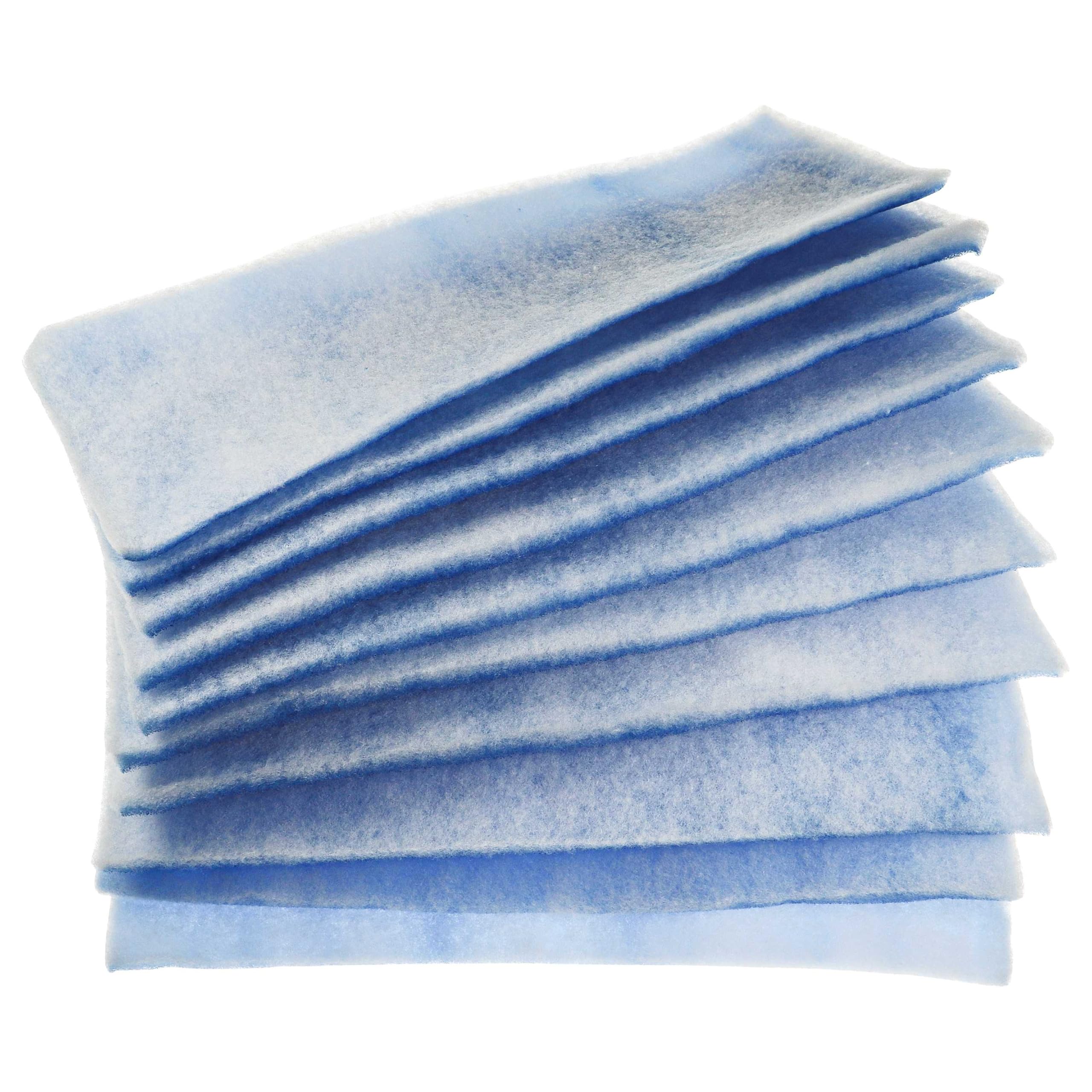 vhbw set di filtri (10 pezzi) G4 compatibile con Nilan VP 18 Compact, VP 18 Compact P unità di ventilazione - filtro aria di scarico, filtro aria di mandata