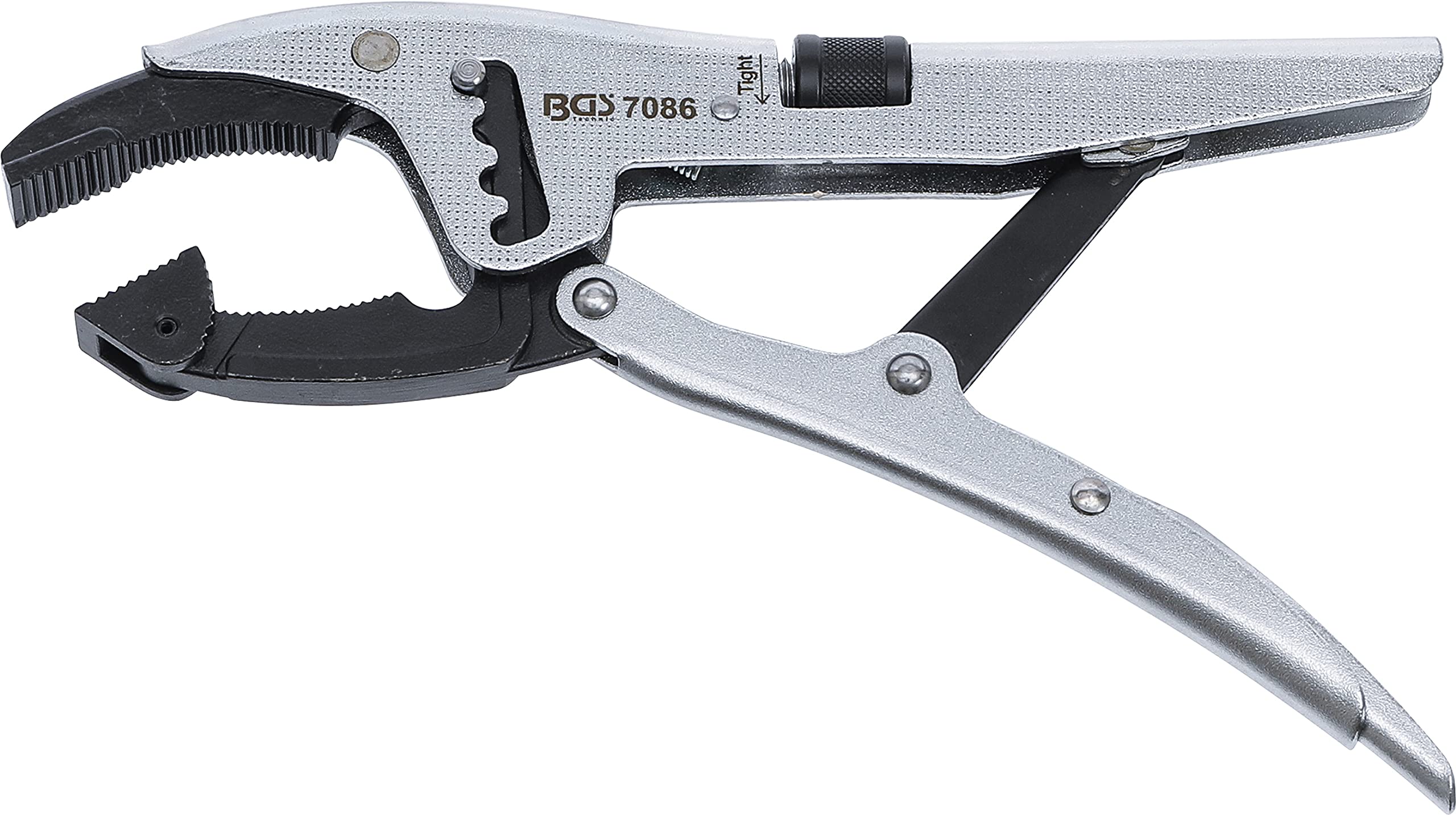 Bgs Nickel 7086 | Locking Grip Pliers | 4-Way Adjustable | Swivel Tips | French Type | 250 Mm