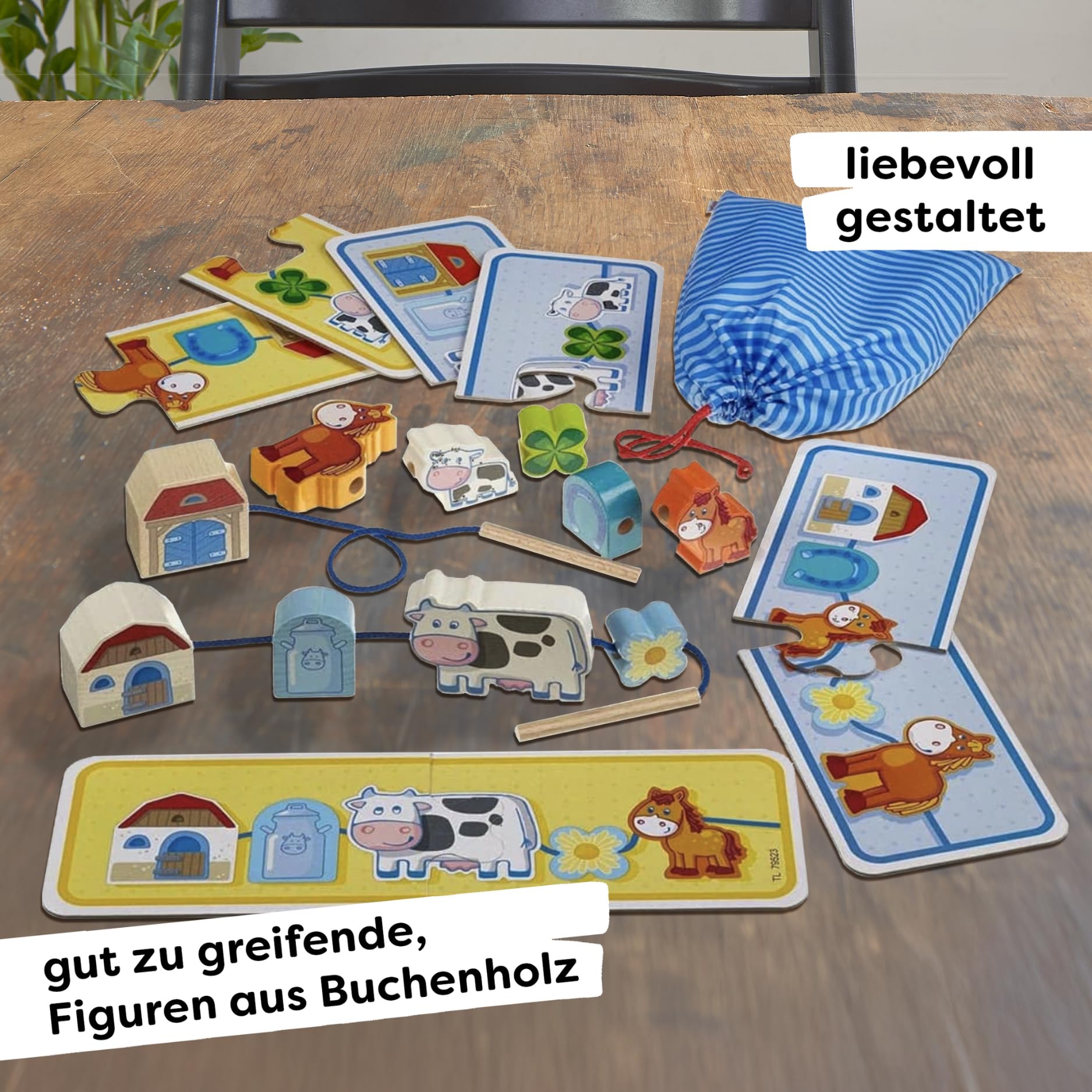 Haba Fädelspiel Auf dem Land