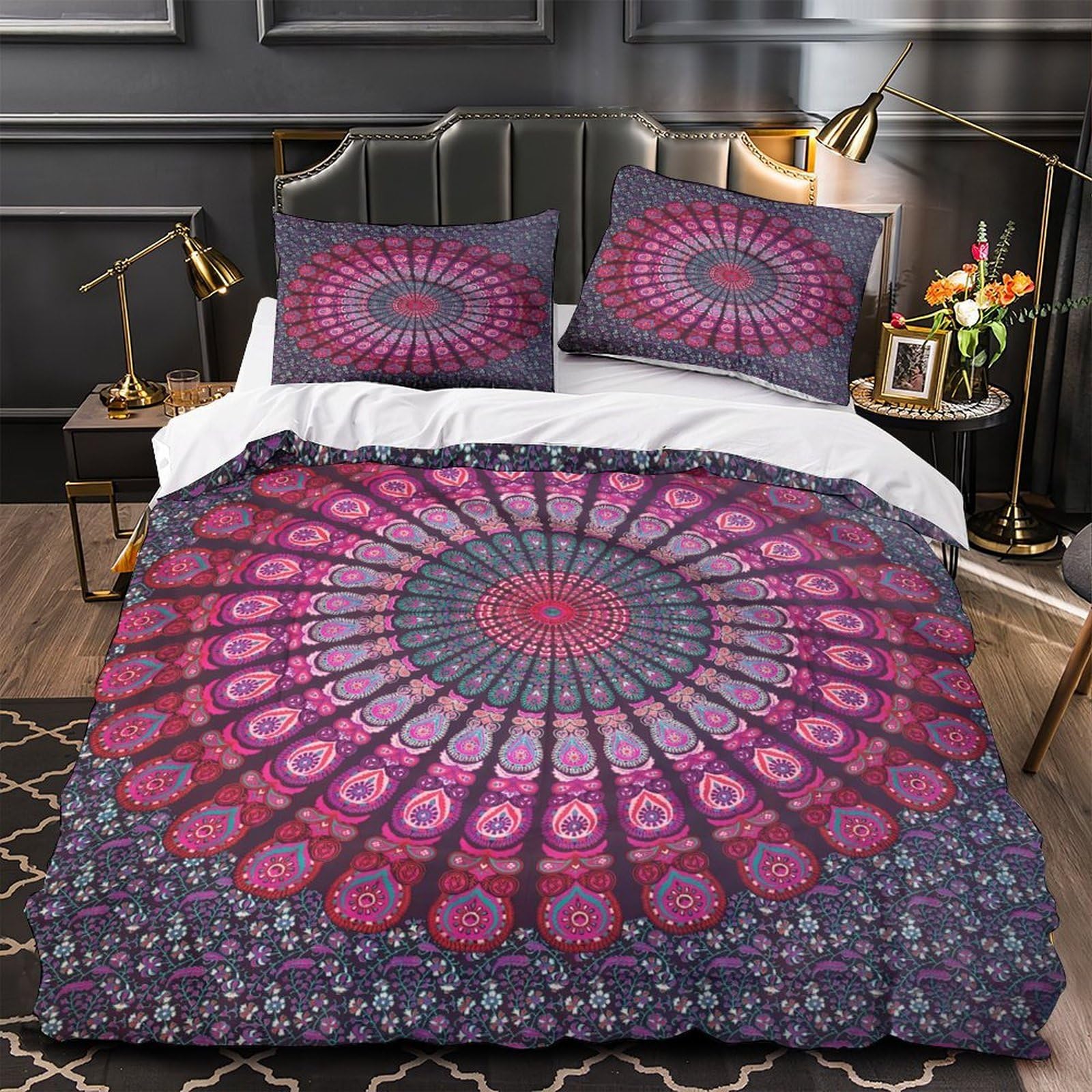 Housse de couette microfibre hypoallergénique respirante