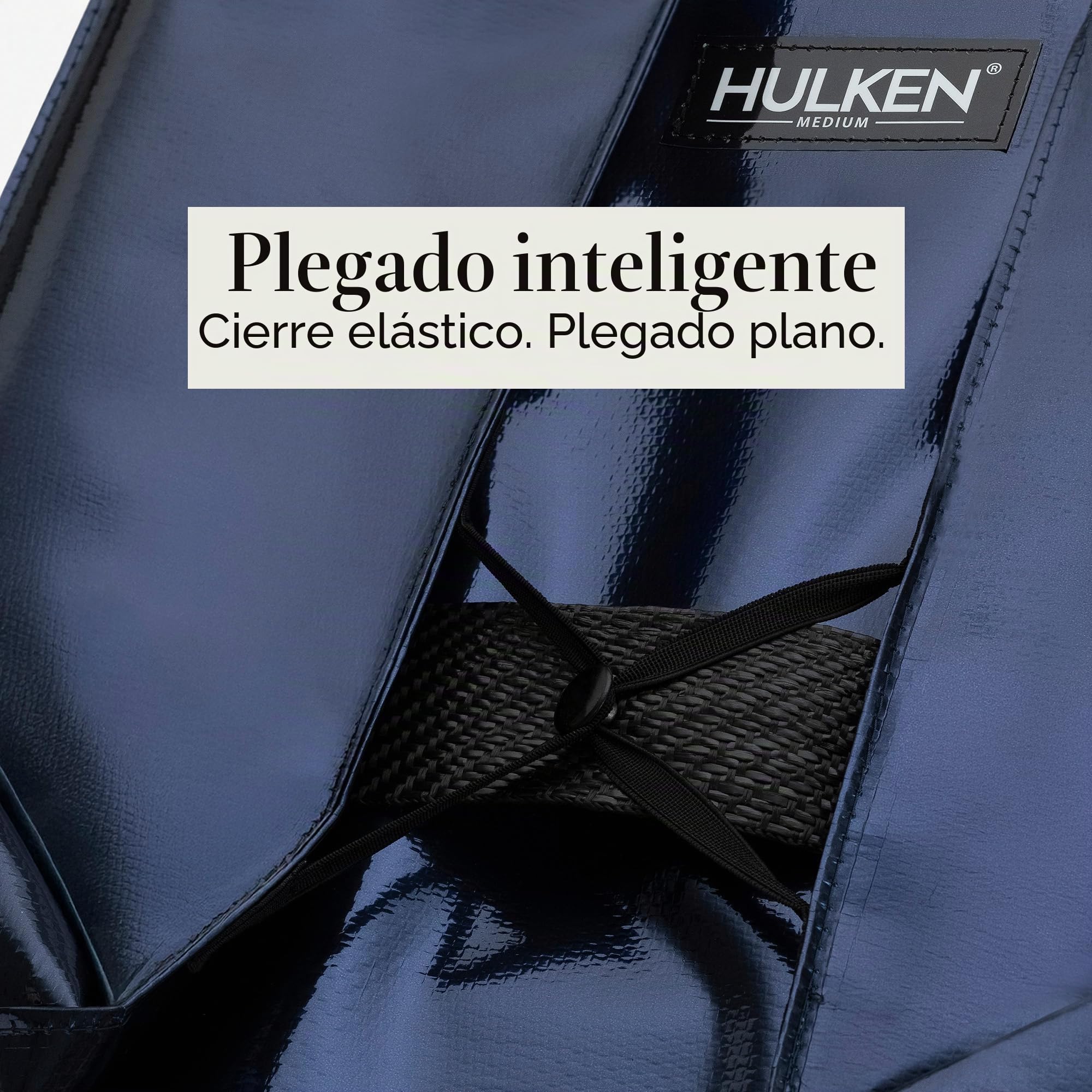 HULKEN - Bolsa reutilizable con ruedas y bolsa de la compra con ruedas - Límite de 66 libras