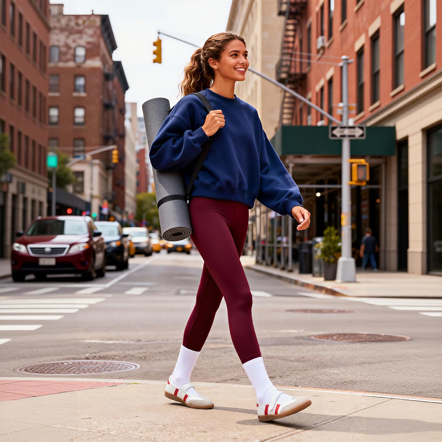 Sneakers for Women Comfortable Business Casual Tennis Shoes Lightweight Slip on Footwear Women's Fashion Retro Sneakers - Image 6