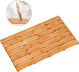 12 Bathroom Shower Tile Ideas for Spa-Like Stylish Spaces 32 Bamboo Wooden Bath Floor Mat for Luxury Shower - Non-Slip Bathroom Water...