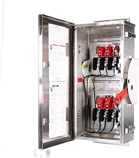 Siemens DTNF362S 60-Amp 3 Pole 600-volt 3 Wire Non-Fused Double Throw Safety Switches