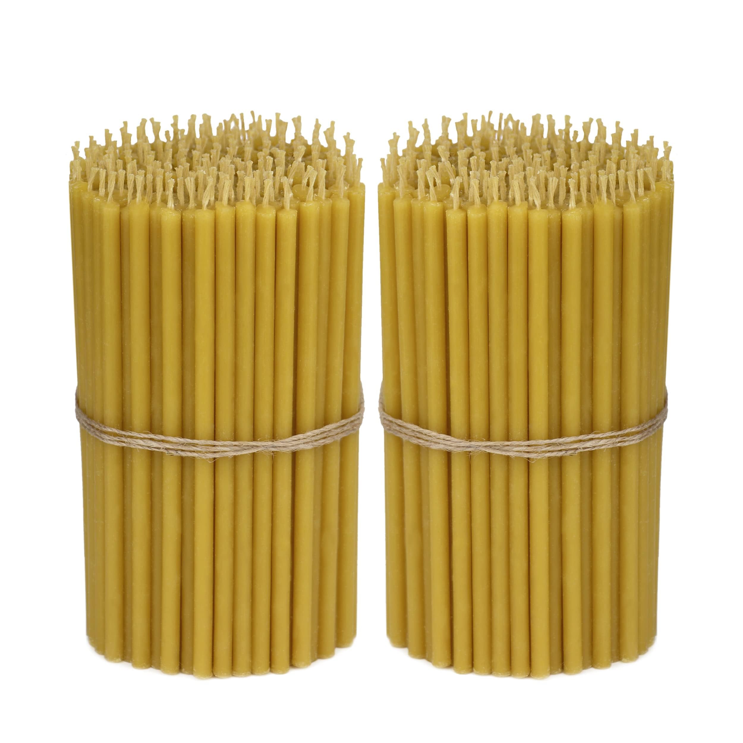 NKlaus 36261 Beeswax Church Quality Altar Candles Fine Candles Ritual Candles (Approx. 400 Pieces)