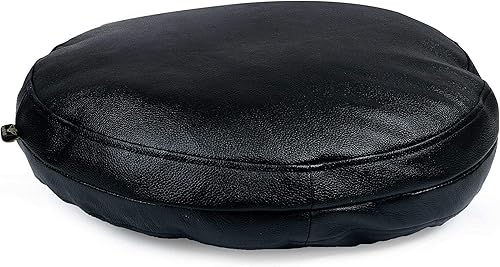 Miniatura 10 de Funda de almohada redonda de piel de cordero  Funda de cojín para sofá  Fundas de cojín circulares decorativas para sala de estar y dormitorio  Tan