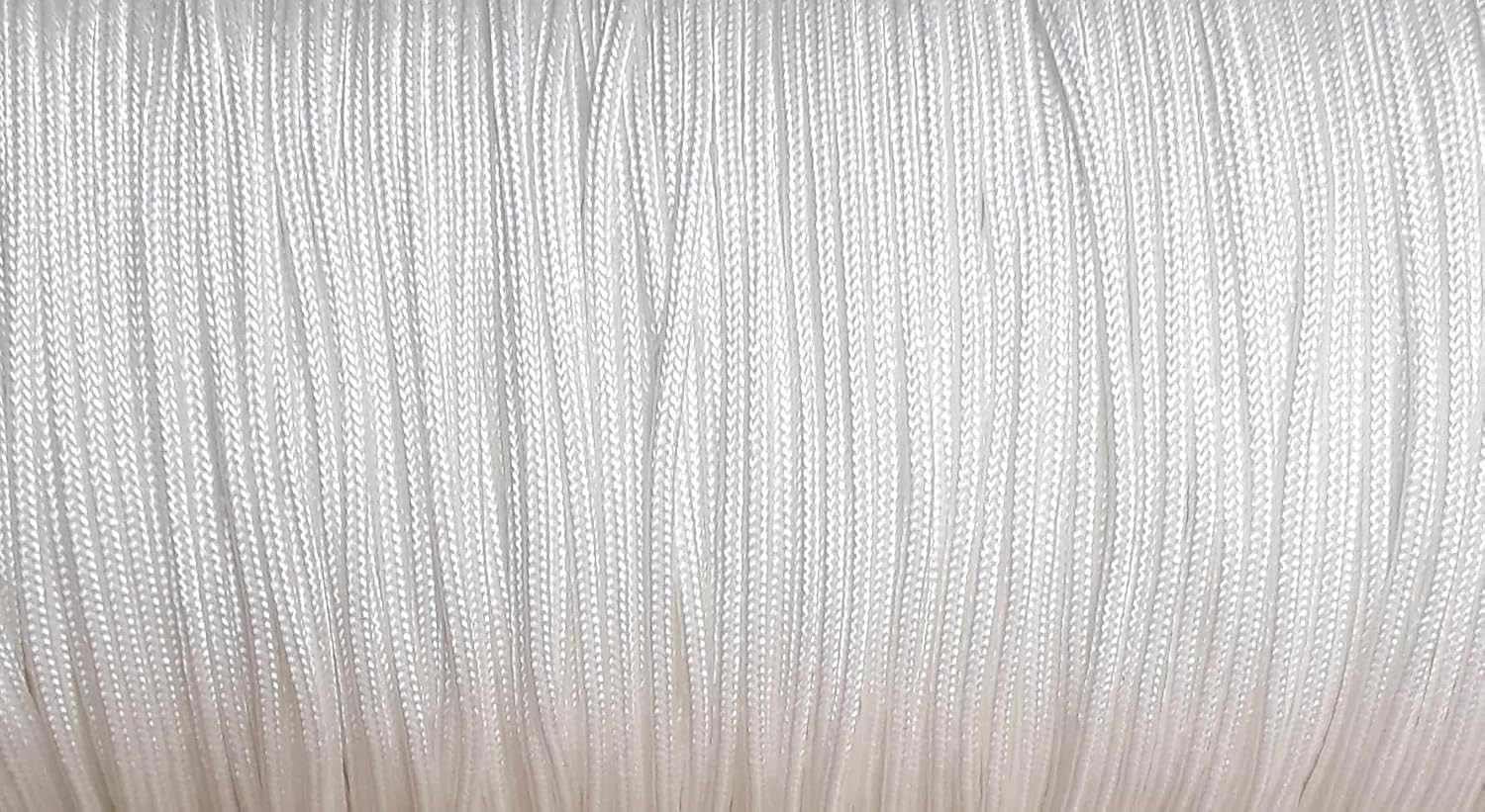 1.6mm Blinds Shade Lift Pull Cord String-White, 25 Feet